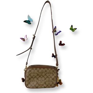 🔥Coach Jes Crossbody In Signature Canvas